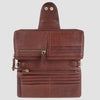 ADBGM393 Pebbled Leather Wristlet Clutch Crossbody - American Darling