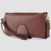 ADBGM393 Pebbled Leather Wristlet Clutch Crossbody - American Darling