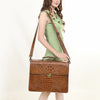 ADBG1430 American Darling Crocodile Embossed Genuine Leather Western Briefcase Bag | American Darling Work Tote