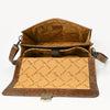 ADBG1430 American Darling Crocodile Embossed Genuine Leather Western Briefcase Bag | American Darling Work Tote