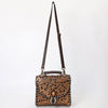 ADBGA528 American Darling Western Leather Hand Tooled Floral Messenger Bag