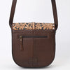 ADBGA530 American Darling Western Leather Hand Tooled Floral Small Cross body Bag