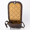 ADBGA530 American Darling Western Leather Hand Tooled Floral Small Cross body Bag