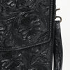 ADBG1437 American Darling Western Hand-Tooled Leather Briefcase Bag Floral Carved Genuine Leather Work Bag