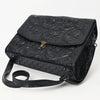 ADBG1437 American Darling Western Hand-Tooled Leather Briefcase Bag Floral Carved Genuine Leather Work Bag