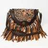 ADBGA540 American Darling Western Leather Small Cross body Bag Hand Tooled Floral