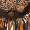 ADBGA540 American Darling Western Leather Small Cross body Bag Hand Tooled Floral