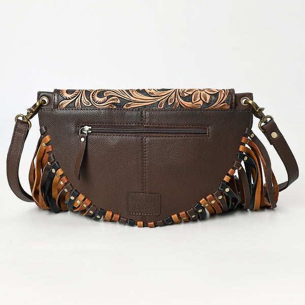 ADBGA540 American Darling Western Leather Small Cross body Bag Hand Tooled Floral