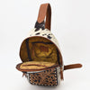 ADBGA544 American Darling Western Leather Hand Tooled Hair-On Cowhide Sling Bag