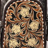 ADBGA546 American Darling Hand Tooled Floral Leather & Hair-On Cowhide Sling Bag