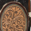 ADBGA548 American Darling Hand Tooled Floral Leather Hair-On Cowhide Sling Bag