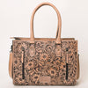 ADBG1158 American Darling Floral Tooled Leather Tote -Western Crossbody Bag