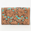 OHG161 WalletHand Tooled Genuine Leather women bag western handbag purse