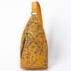 ADBG1443 American Darling Hand-Tooled Western Leather Sling Bag | Genuine Leather Floral Carved Crossbody