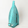 ADBG1443 American Darling Hand-Tooled Western Leather Sling Bag | Genuine Leather Floral Carved Crossbody