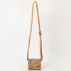 ADBG1444 American Darling Hand Tooled Genuine Leather Western Crossbody Bag for Everyday Carry