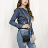 ADBG1444 American Darling Hand Tooled Genuine Leather Western Crossbody Bag for Everyday Carry