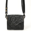 ADBG1444 American Darling Hand Tooled Genuine Leather Western Crossbody Bag for Everyday Carry