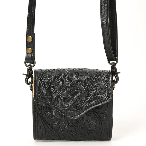 ADBG1444 American Darling Hand Tooled Genuine Leather Western Crossbody Bag for Everyday Carry