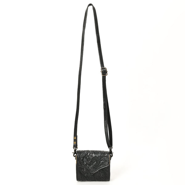 ADBG1444 American Darling Hand Tooled Genuine Leather Western Crossbody Bag for Everyday Carry