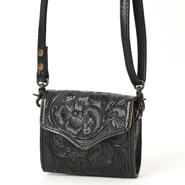 ADBG1444 American Darling Hand Tooled Genuine Leather Western Crossbody Bag for Everyday Carry