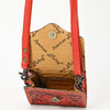 ADBG1444 American Darling Hand Tooled Genuine Leather Western Crossbody Bag for Everyday Carry