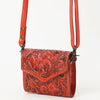 ADBG1444 American Darling Hand Tooled Genuine Leather Western Crossbody Bag for Everyday Carry