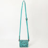 ADBG1444 American Darling Hand Tooled Genuine Leather Western Crossbody Bag for Everyday Carry