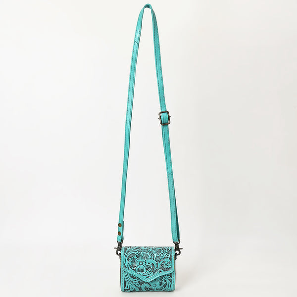 ADBG1444 American Darling Hand Tooled Genuine Leather Western Crossbody Bag for Everyday Carry