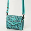 ADBG1444 American Darling Hand Tooled Genuine Leather Western Crossbody Bag for Everyday Carry