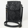 ADBG1448 American Darling Hand Tooled Leather Cell Phone Holder Western Crossbody