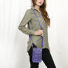 ADBG1448 American Darling Hand Tooled Leather Cell Phone Holder Western Crossbody