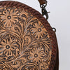 ADBG1449 American Darling Hand Tooled Western Leather Canteen Bag Genuine Leather Floral Carved Crossbody