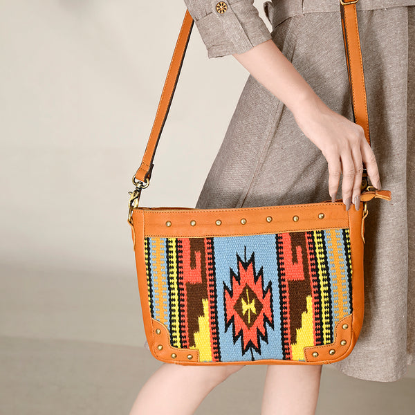 OHA123 Cross Body Genuine Leather women bag western Bag