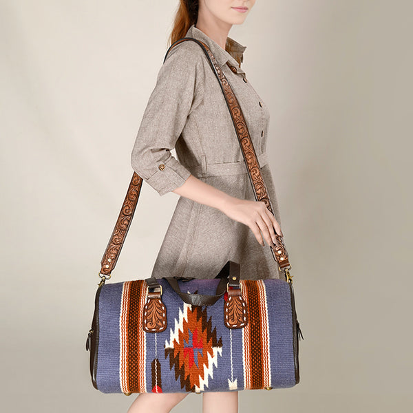 OHA125 Duffel Genuine Leather women bag western Bag