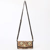 ADBGA553 American Darling Hand Tooled Floral Carved Small Cross body Bag