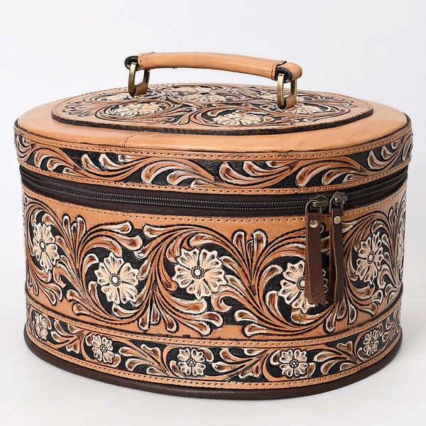 ADBGA412 American Darling Hand Tooled Leather Jewelry Case Western Accessory