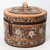 ADBGA412 American Darling Hand Tooled Leather Jewelry Case Western Accessory