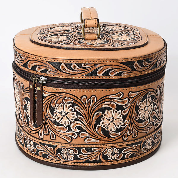 ADBGA412 American Darling Hand Tooled Leather Jewelry Case Western Accessory
