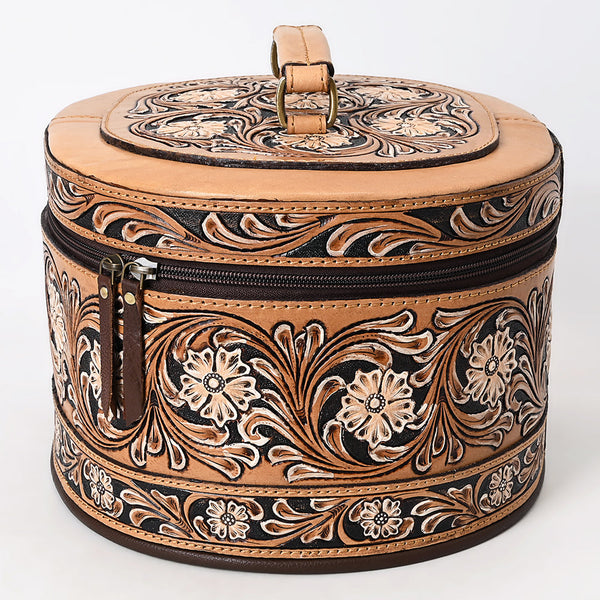 ADBGA412 American Darling Hand Tooled Leather Jewelry Case Western Accessory