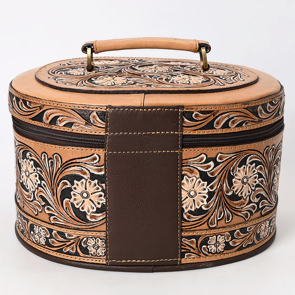 ADBGA412 American Darling Hand Tooled Leather Jewelry Case Western Accessory
