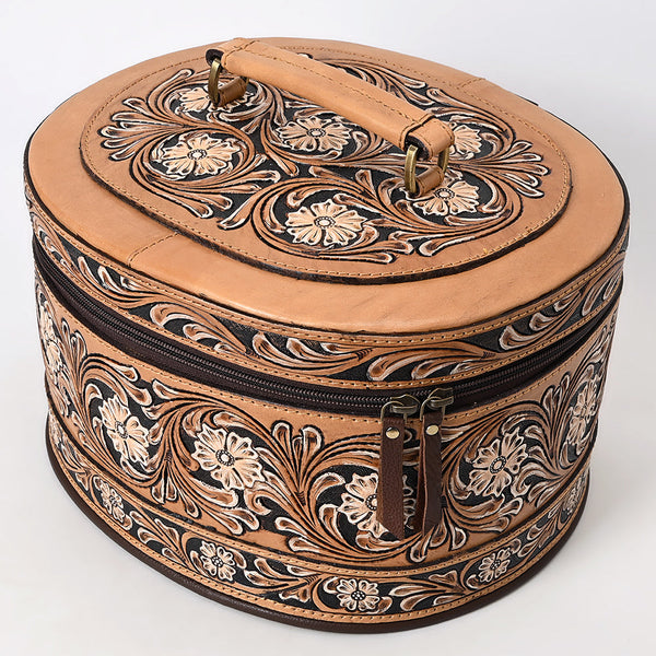 ADBGA412 American Darling Hand Tooled Leather Jewelry Case Western Accessory