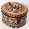 ADBGA412 American Darling Hand Tooled Leather Jewelry Case Western Accessory