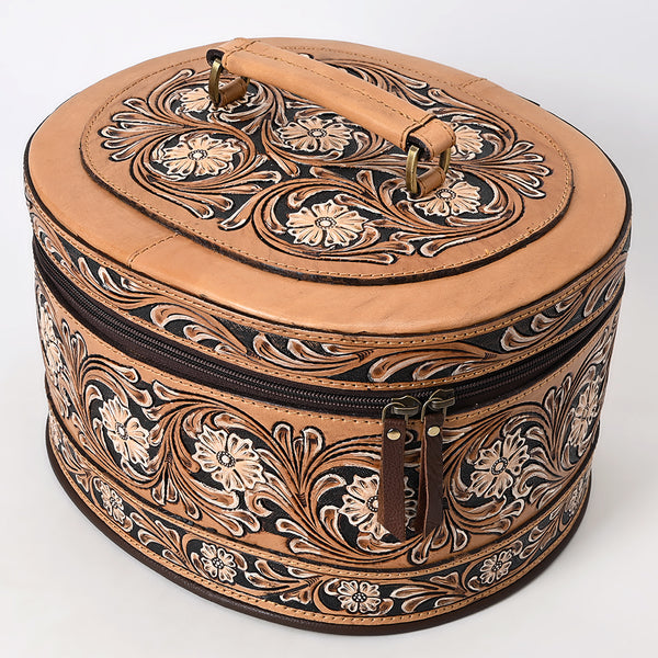 ADBGA412 American Darling Hand Tooled Leather Jewelry Case Western Accessory