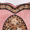 ADBGA419 American Darling Genuine Leather Fringed Crossbody Bag Hand Tooled Floral Carved