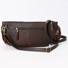 ADBGA550 American Darling Fringed Hair-On Cowhide Hand Tooled Leather Fanny Pack