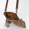ADBGA556 American Darling Hand Tooled Floral Carved Fringed Leather Chaps Bag