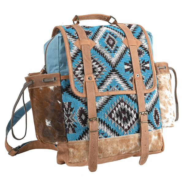 LC-OHV371 Backpack Upcycled Canvas Ladies Bag