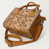ADBG1453 American Darling Tooled Leather Tote | Floral Carved Crossbody