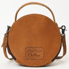 ADBG1457 American Darling Tooled Leather Canteen Bag | Barrel Racing Western Purse
